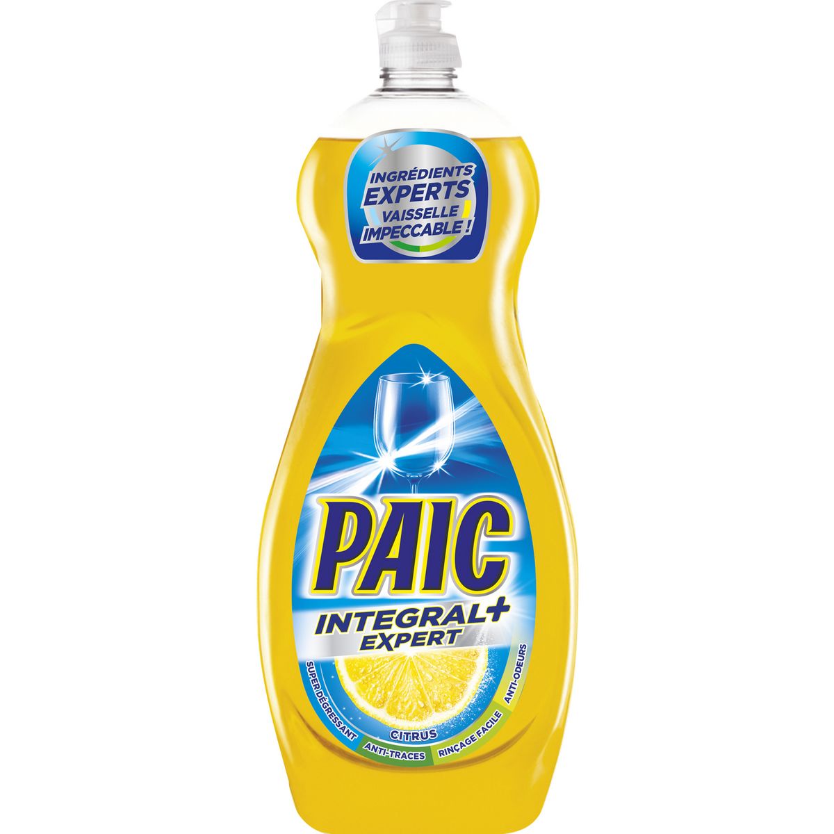 PAIC Liquide vaisselle intégral+ expert citron 750ml