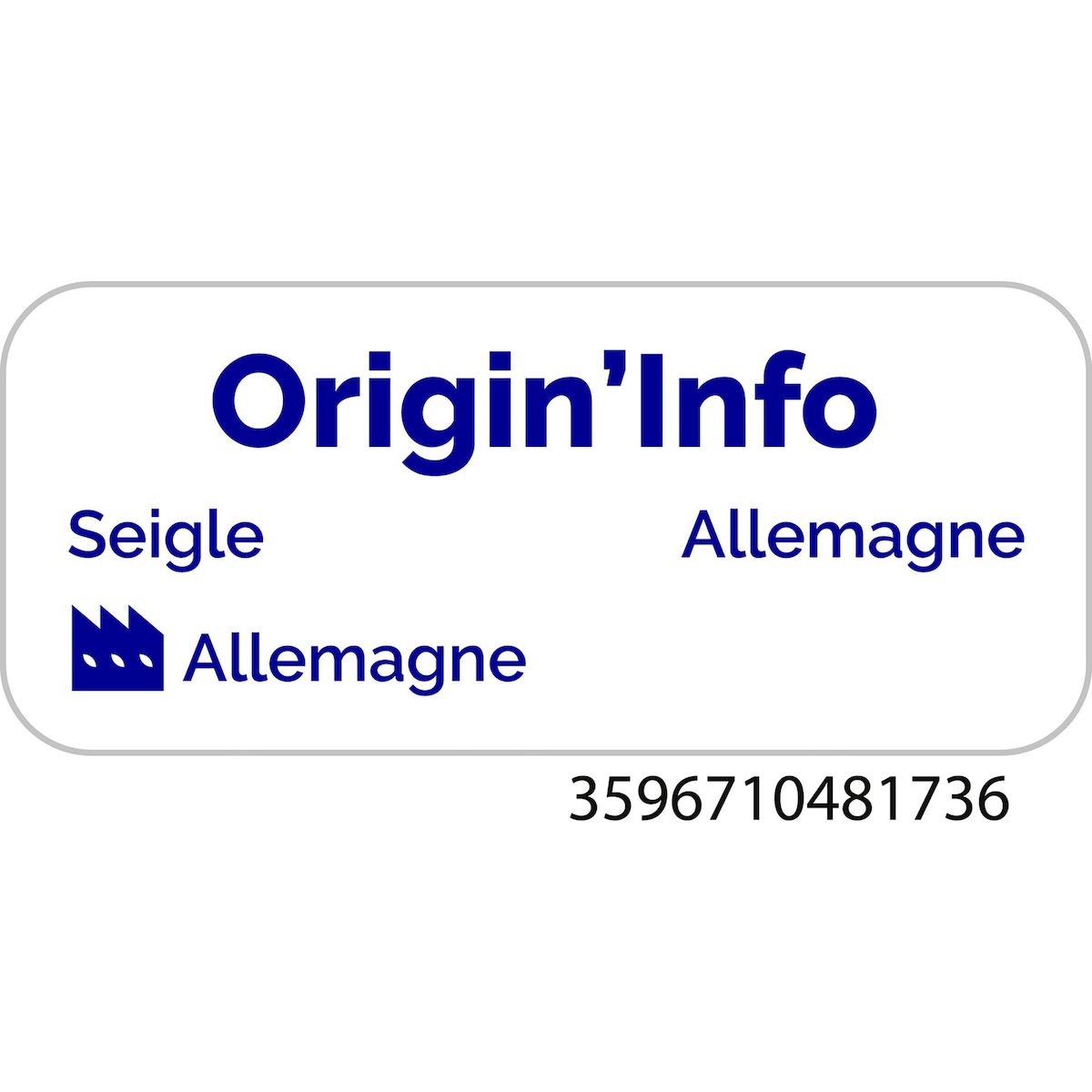 AUCHAN BIO Pain de seigle complet 8 tranches 500g