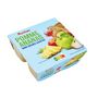 Voir la diapositive 3 : AUCHAN Coupelles spécialité pomme ananas sans sucres ajoutés 4x100g