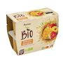 Voir la diapositive 3 : AUCHAN BIO Coupelles de purée de pomme mangue sans sucres ajoutés 4x100g