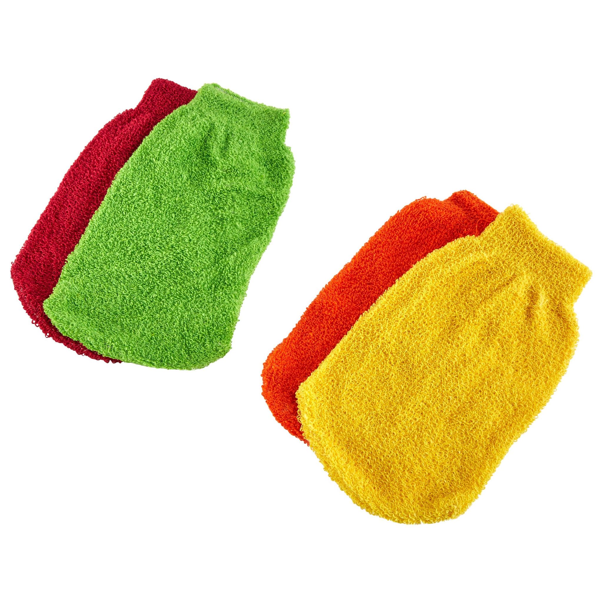 Voir la diapositive 3 : COSMIA Gants doux tissu éponge 2 gants