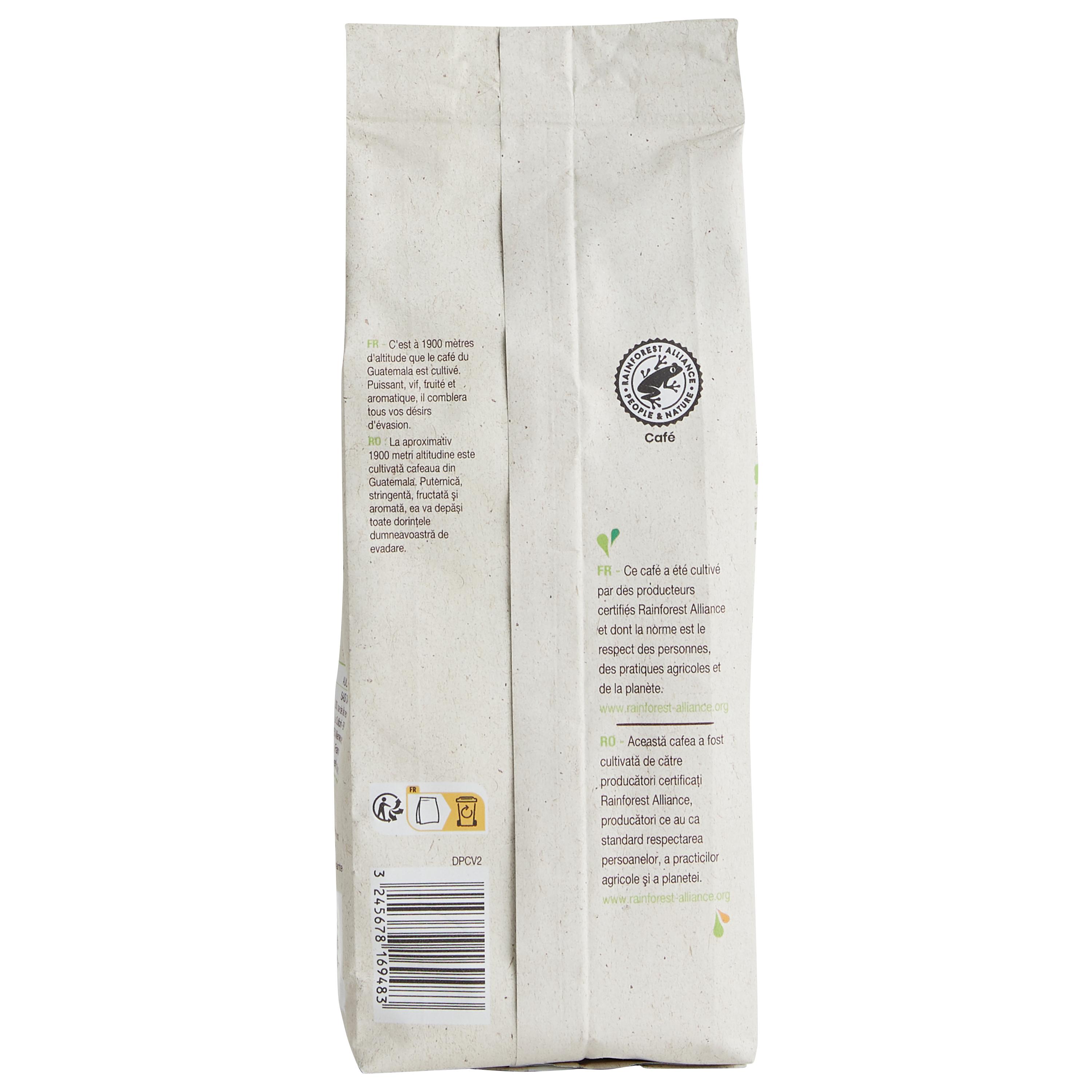 Voir la diapositive 2 : AUCHAN BIO Café moulu du Guatemala riche et fruité 250g
