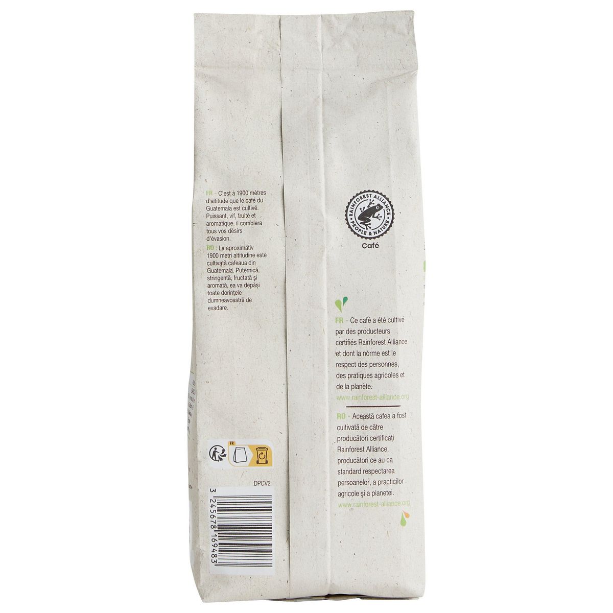 AUCHAN BIO Café moulu du Guatemala riche et fruité 250g