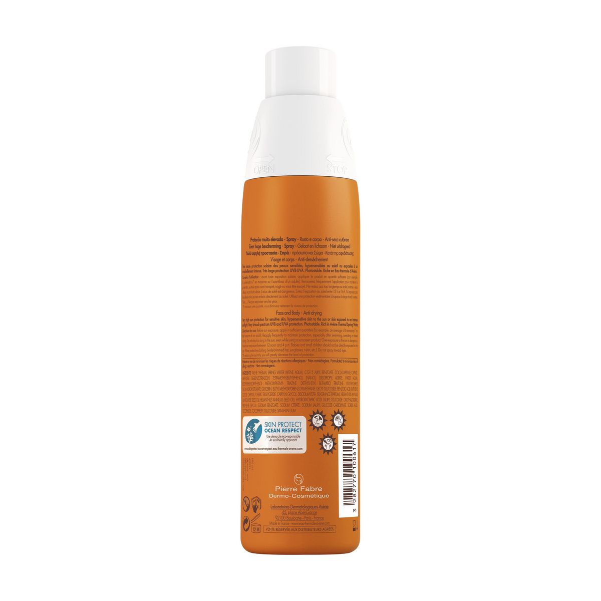 AVÈNE Solaire spray SPF50+ 200ML