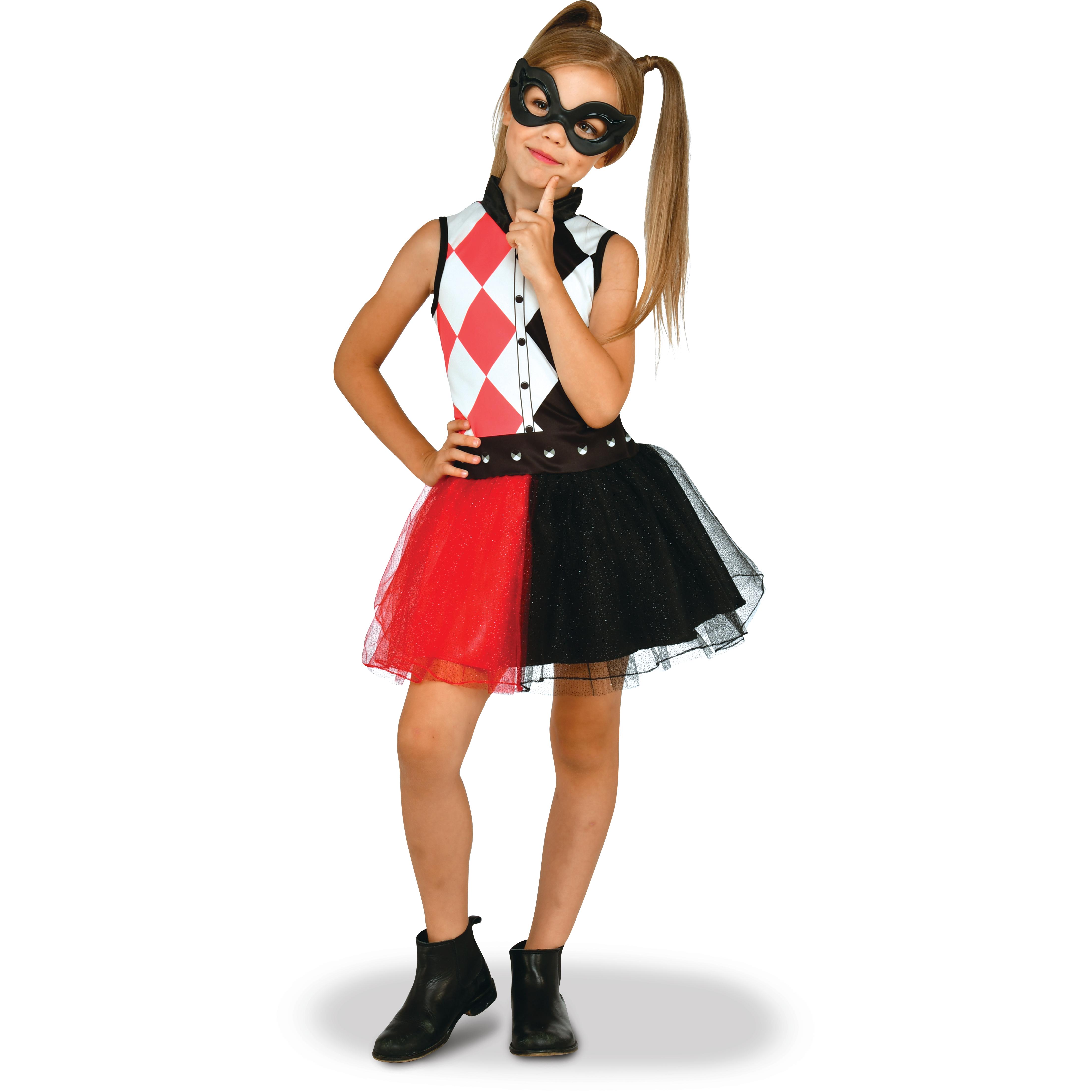 RUBIES Déguisement de Luxe Harley Quinn 4/6 ans