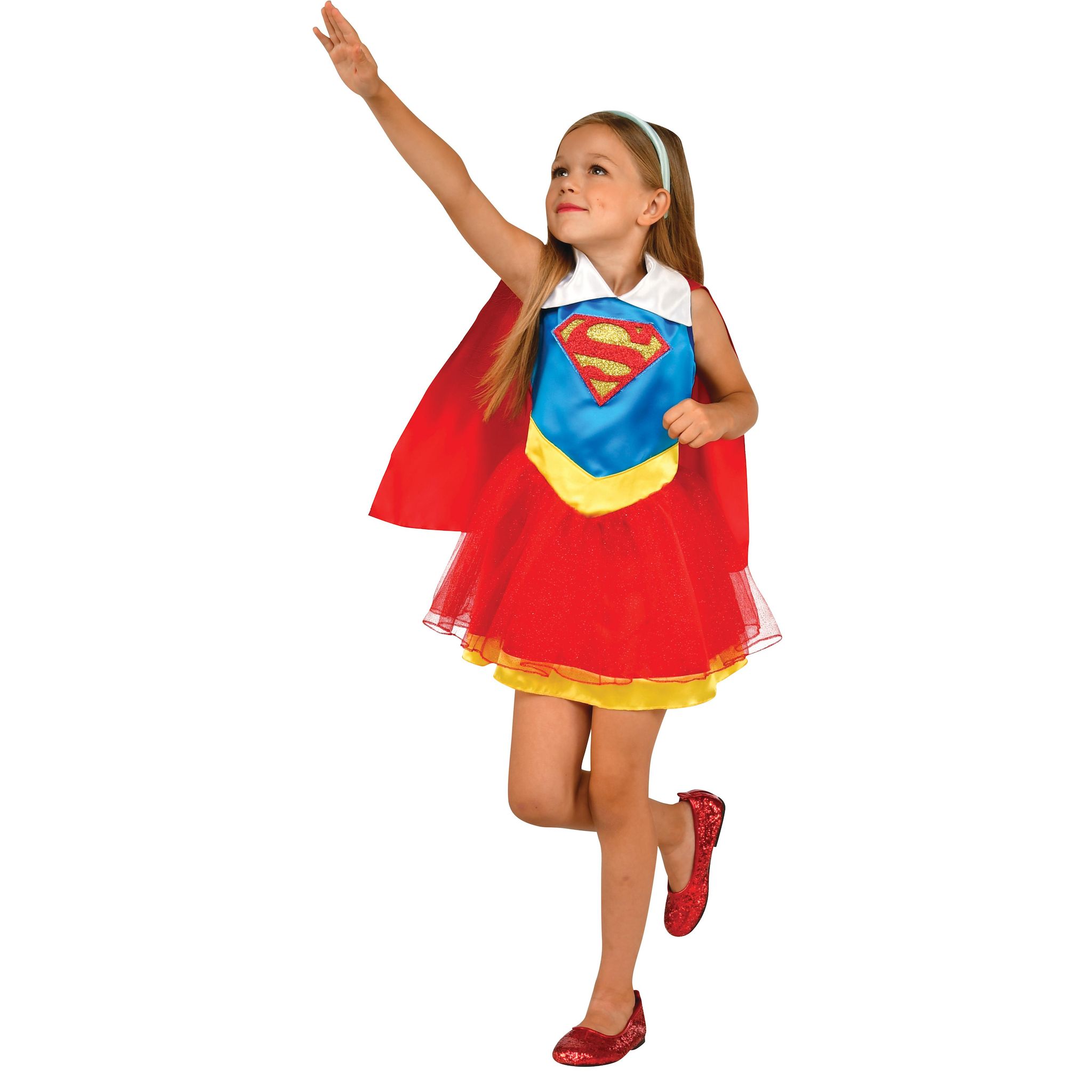 RUBIES Déguisement Luxe SuperGirl DC Comics 4/6 ans