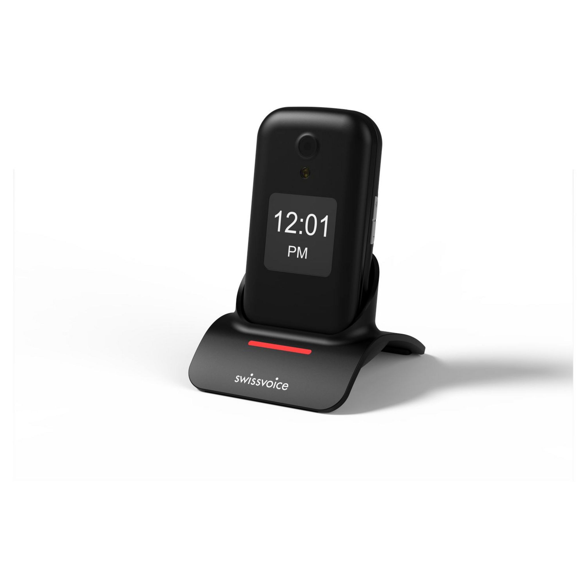 SWISSVOICE Téléphone portable - D28 - A clapet - Noir