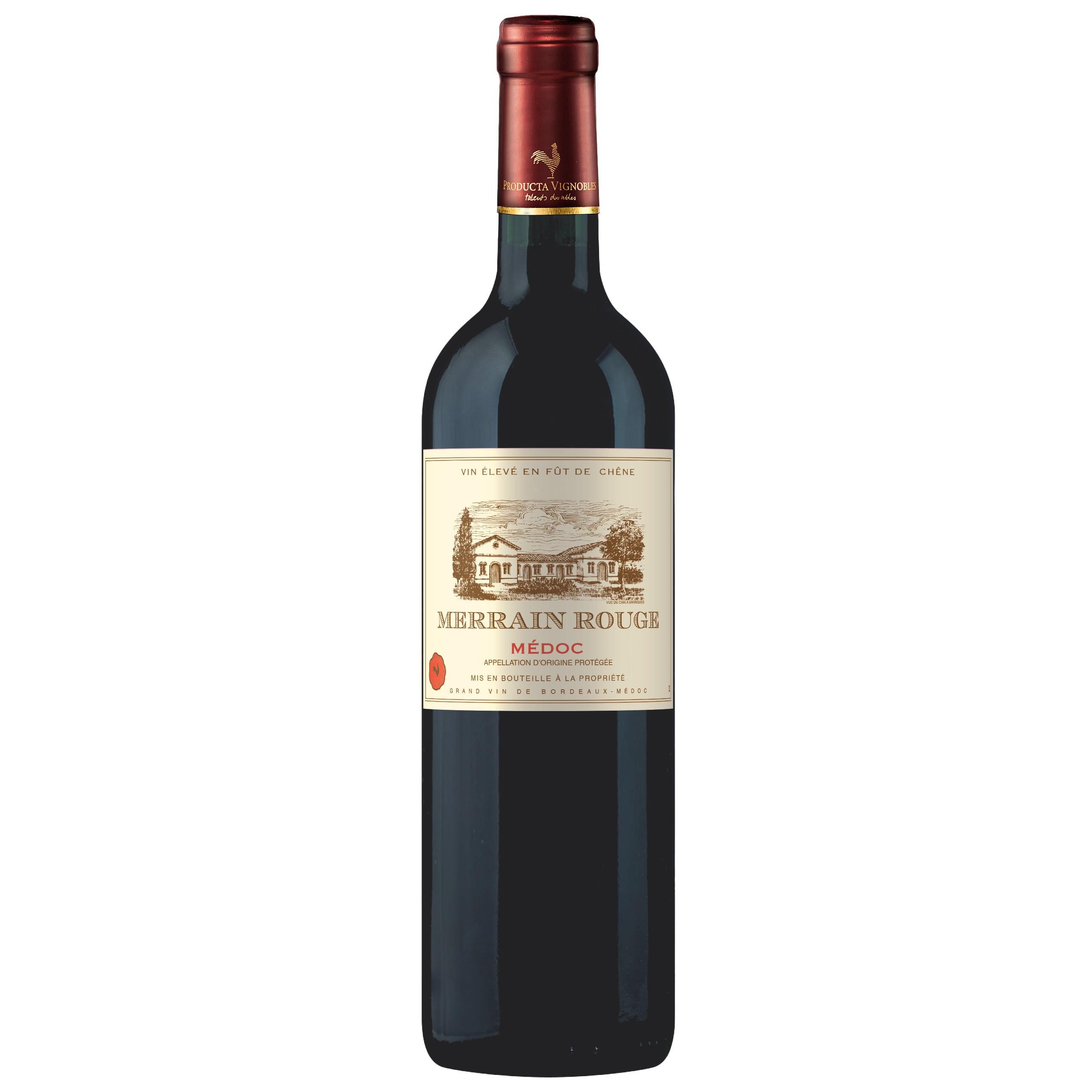 Voir la diapositive 2 : AOP Médoc Merrain Rouge 75cl