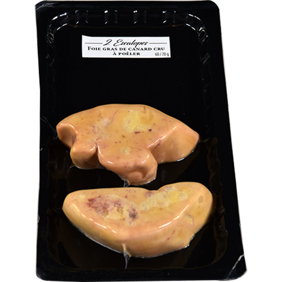 Escalope de foie gras à poêler 2x70g