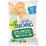 BJORG Chips soufflées pois chiches et lentilles réduites en sel bio 80g