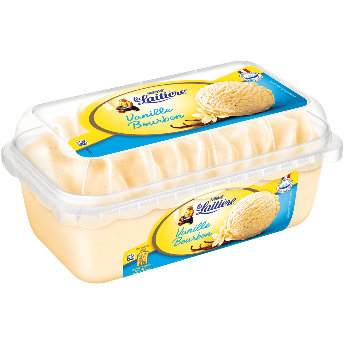 LA LAITIERE Crème glacée à la vanille bourbon 510g