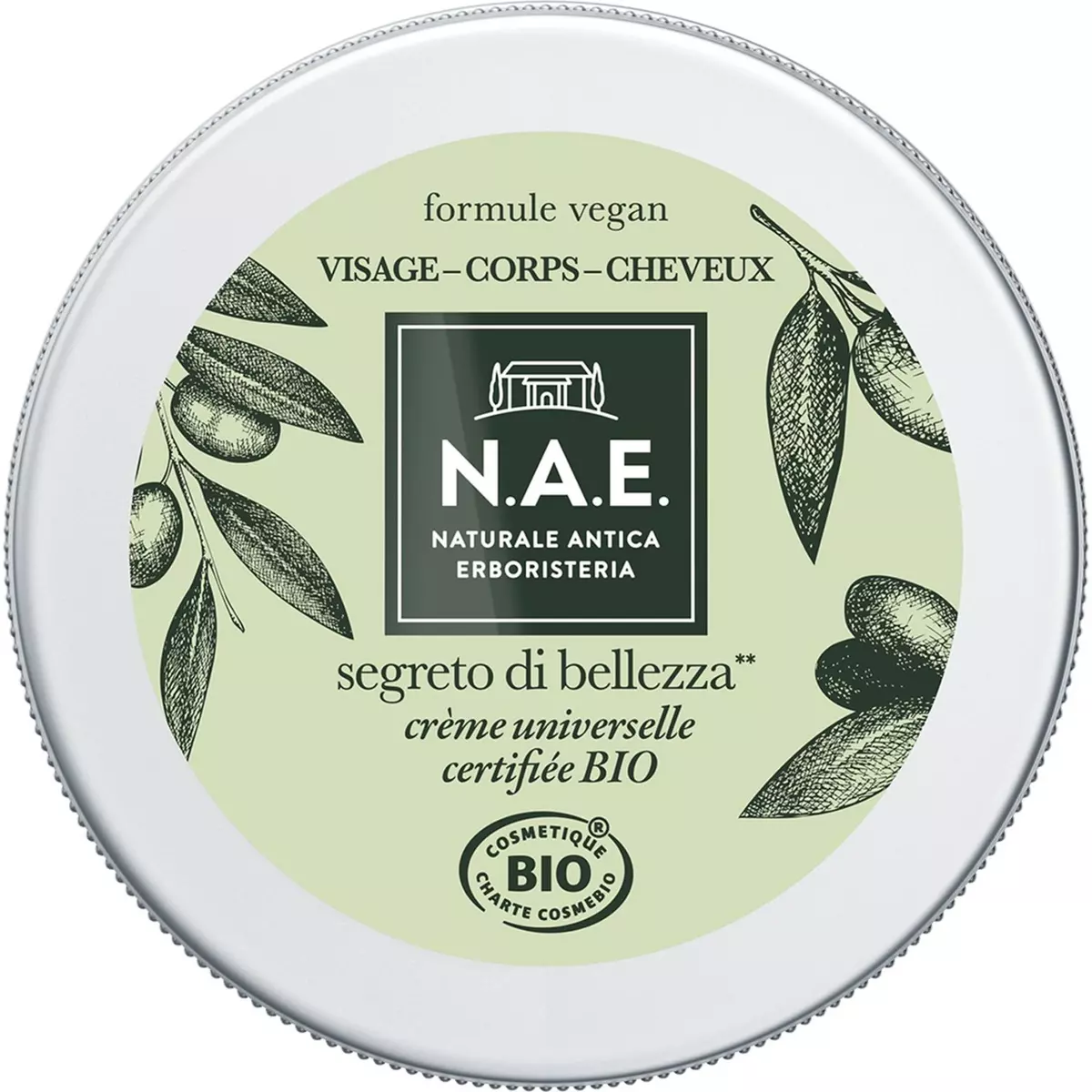 N.A.E Crème universelle bio et vegan visage corps cheveux 150ml