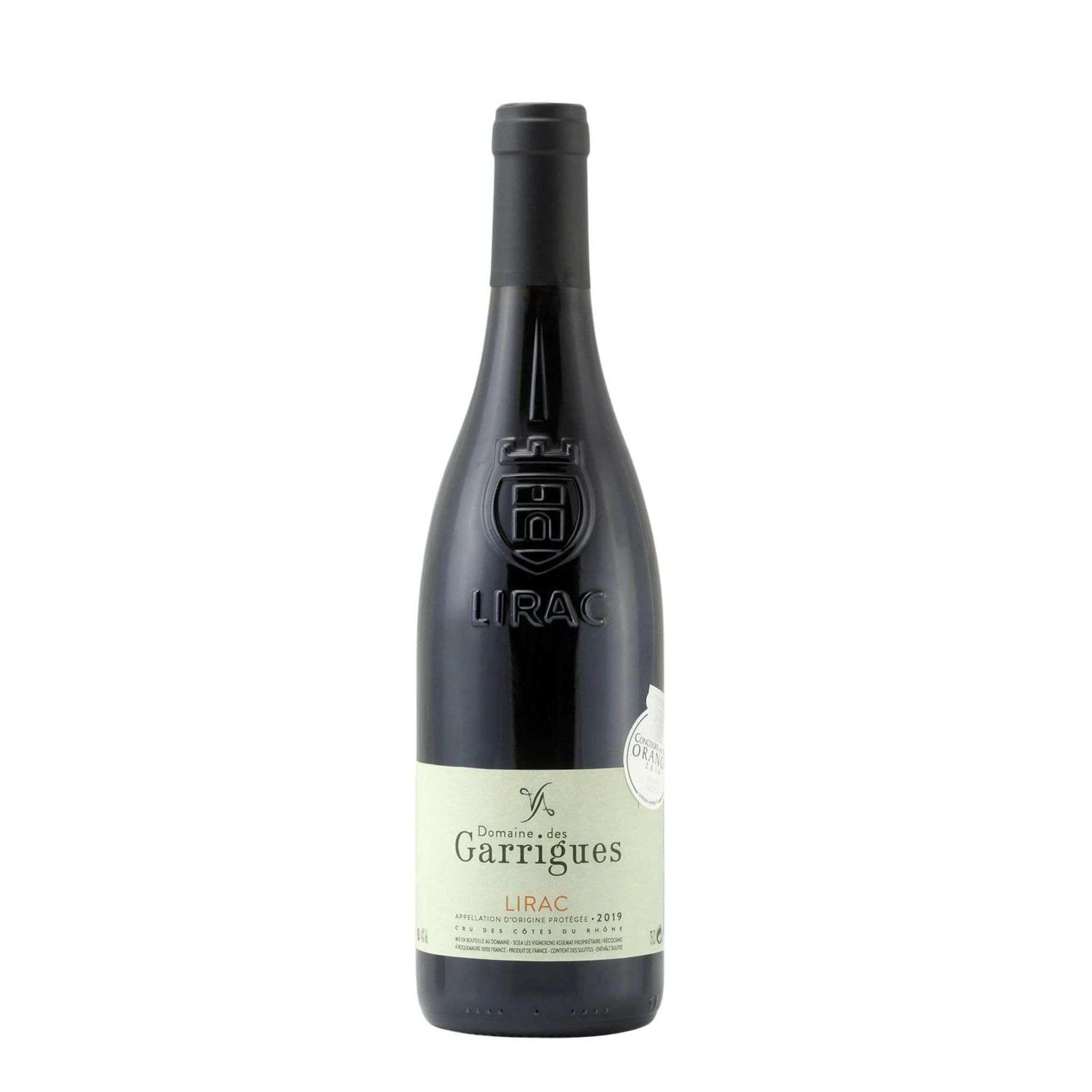 AOC Lirac rouge Domaine des Garrigues 75cl