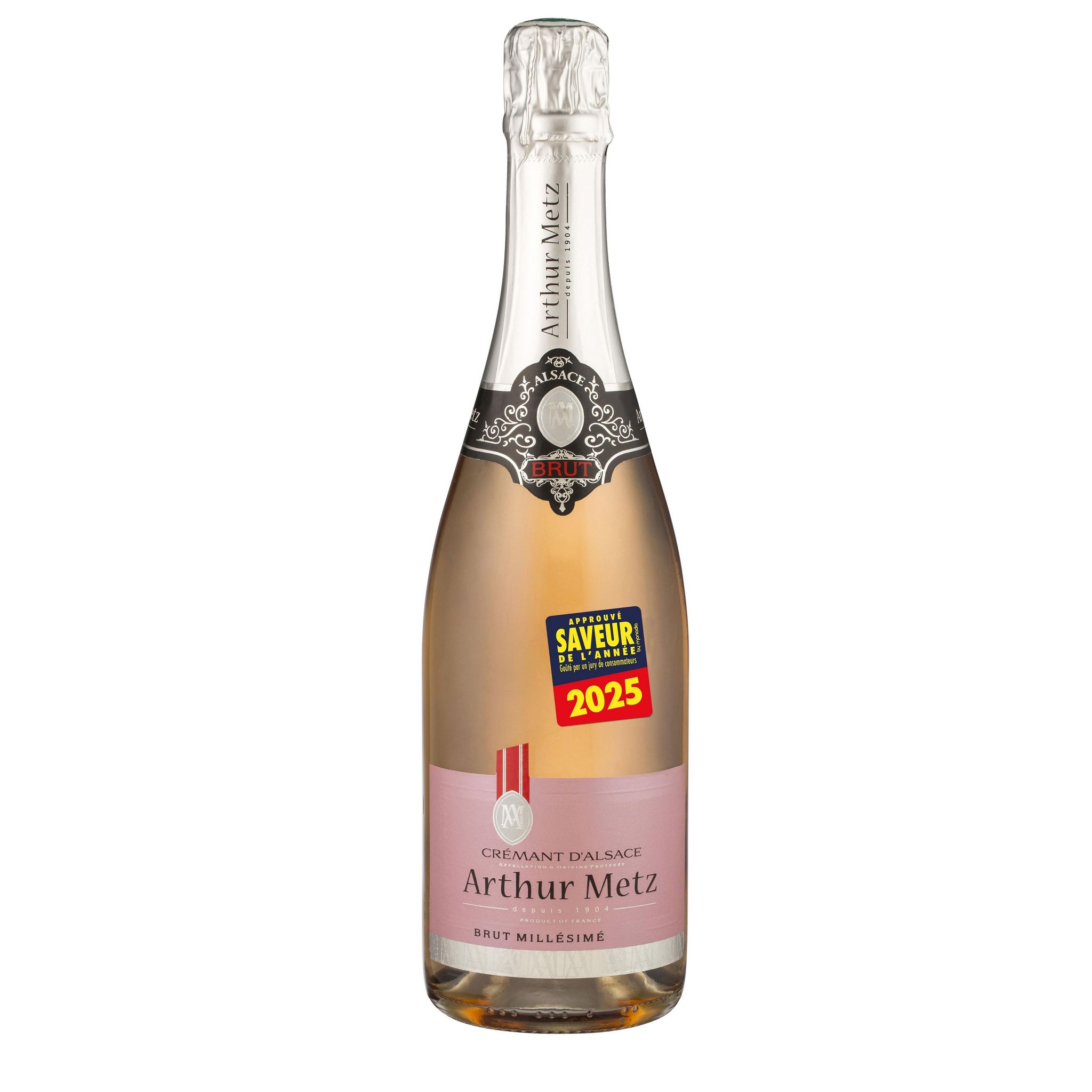 ARTHUR METZ Crément d'Alsace brut rosé 75cl