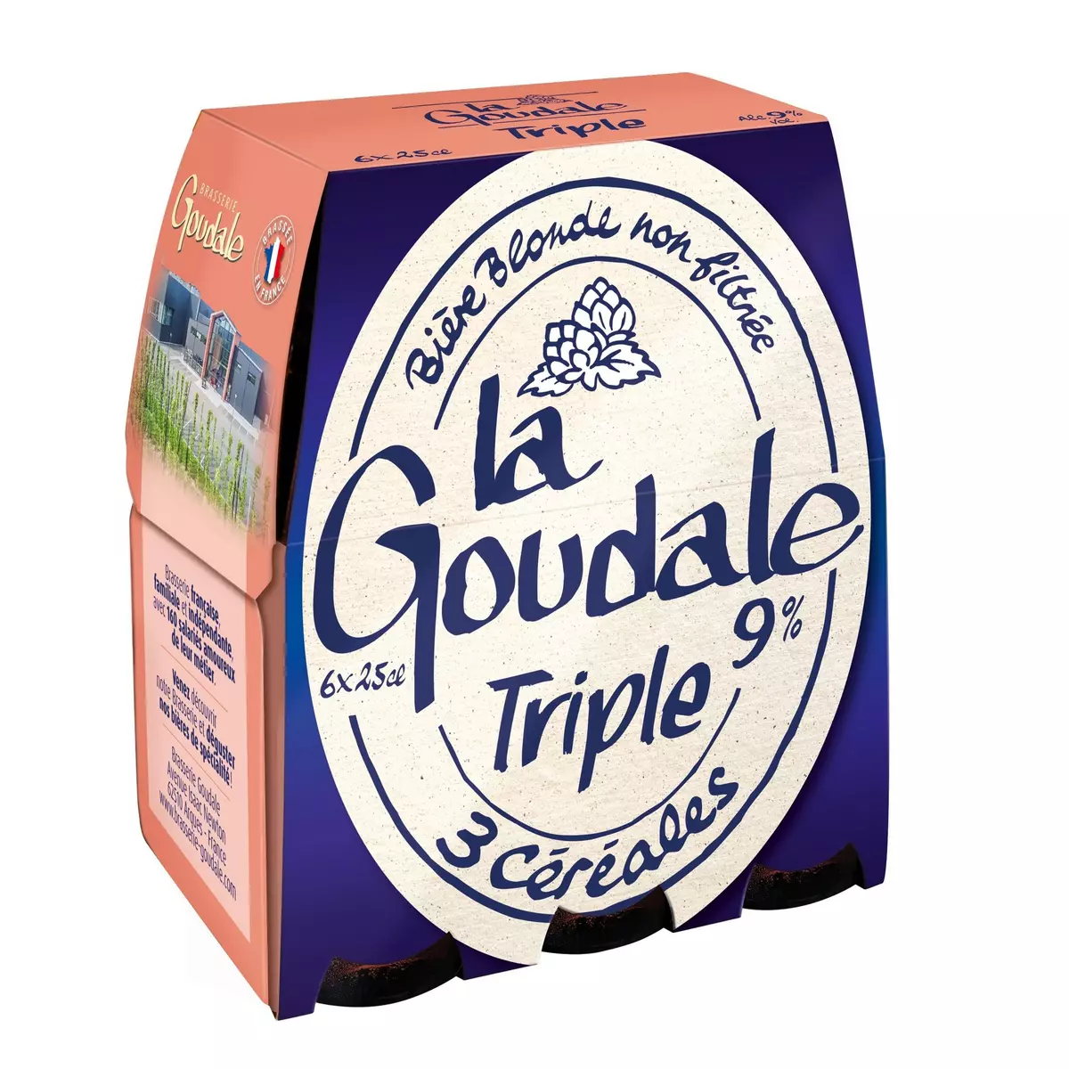GOUDALE Bière blonde triple circus 9% bouteilles 6x25cl