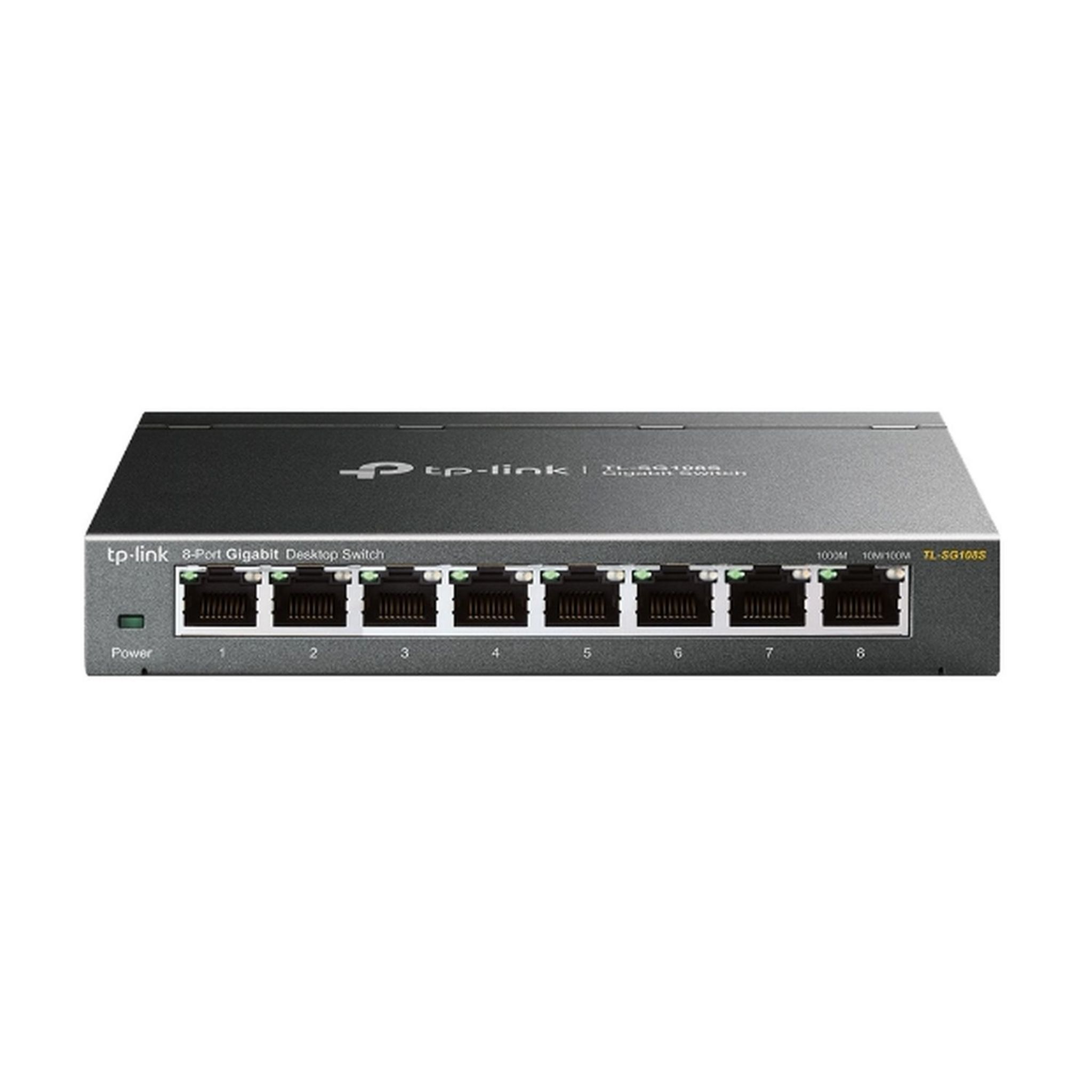 Voir la diapositive 2 : TP-LINK Commutateur réseau TL-SG108 -  8 ports - Noir