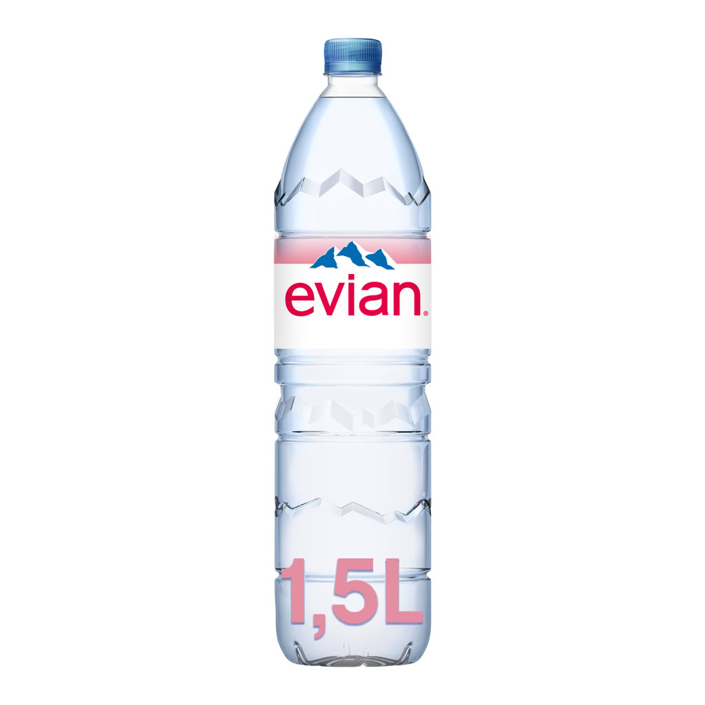 EVIAN Eau minérale naturelle plate 1,5l