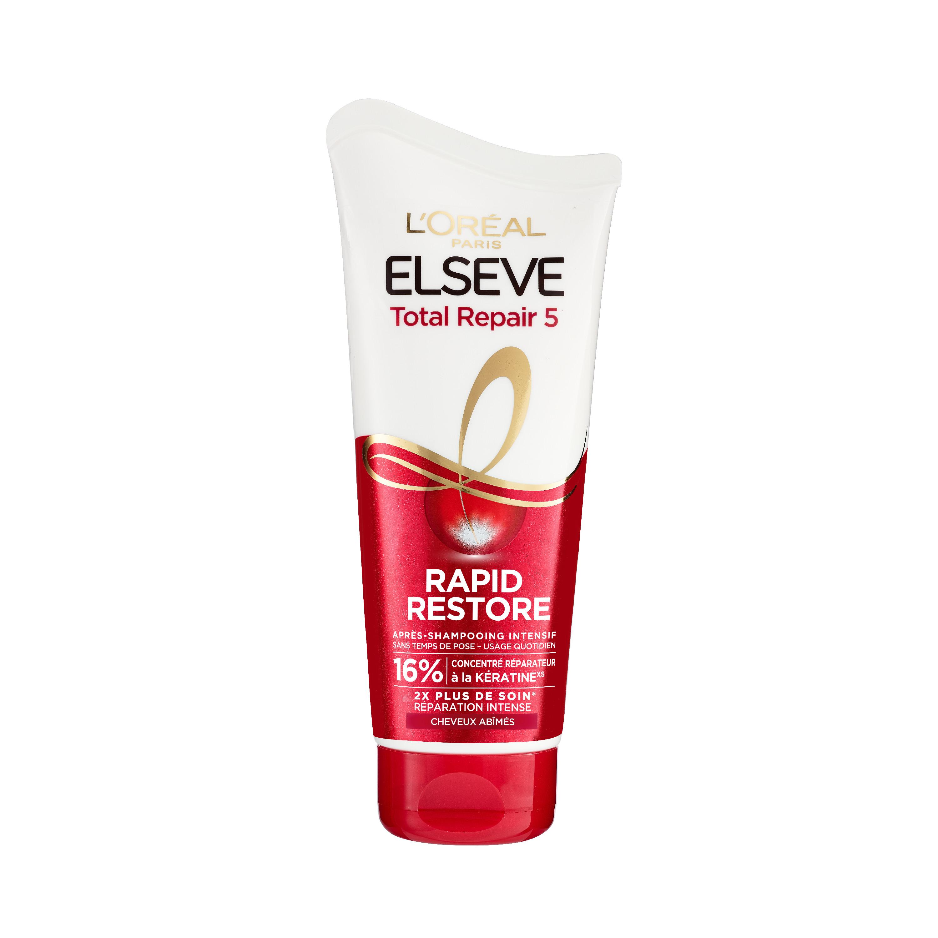 L'OREAL Elsève Total Repair 5 rapid restore après-shampoing intensif cheveux abîmés 180ml