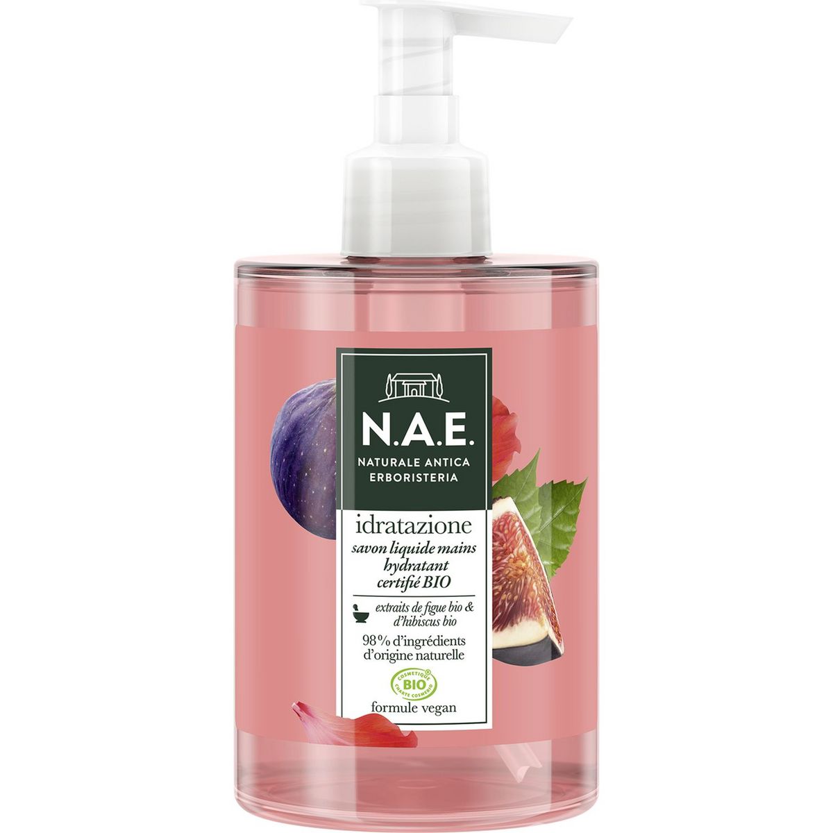 N.A.E Savon liquide mains apaisant et hydratant bio vegan 300ml