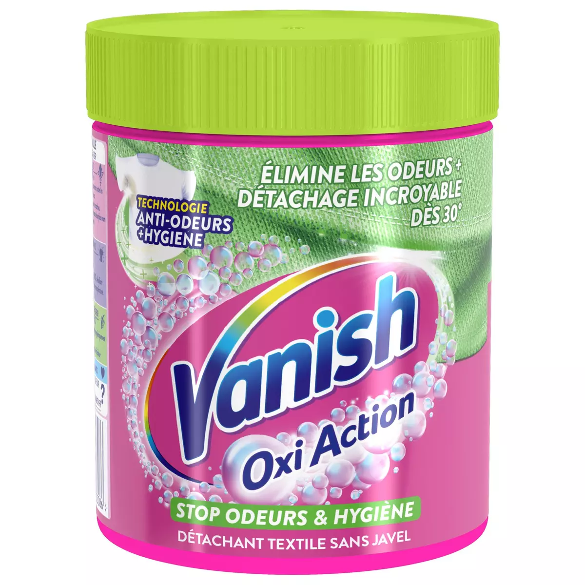 VANISH Oxi Action détachant textile stop odeur 470g pas cher 