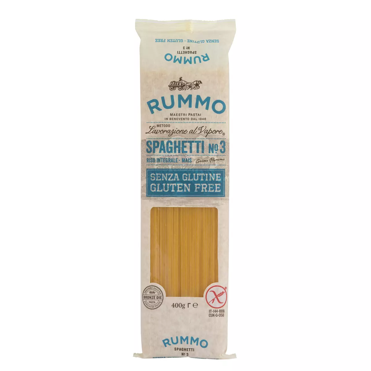 RUMMO Spaghetti n3 sans gluten 400g