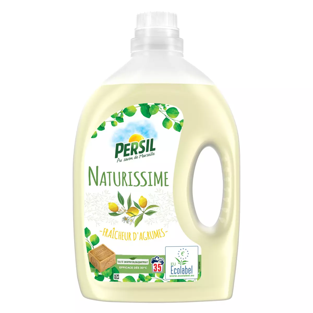 PERSIL Naturissime Lessive liquide fraîcheur d'agrumes 35 lavages 1,925l