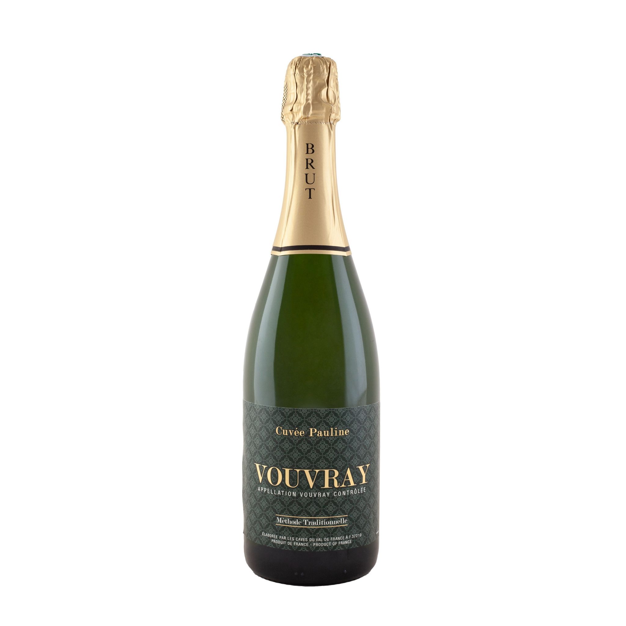 AOP Vouvray cuvée Pauline méthode traditionnelle brut 75cl