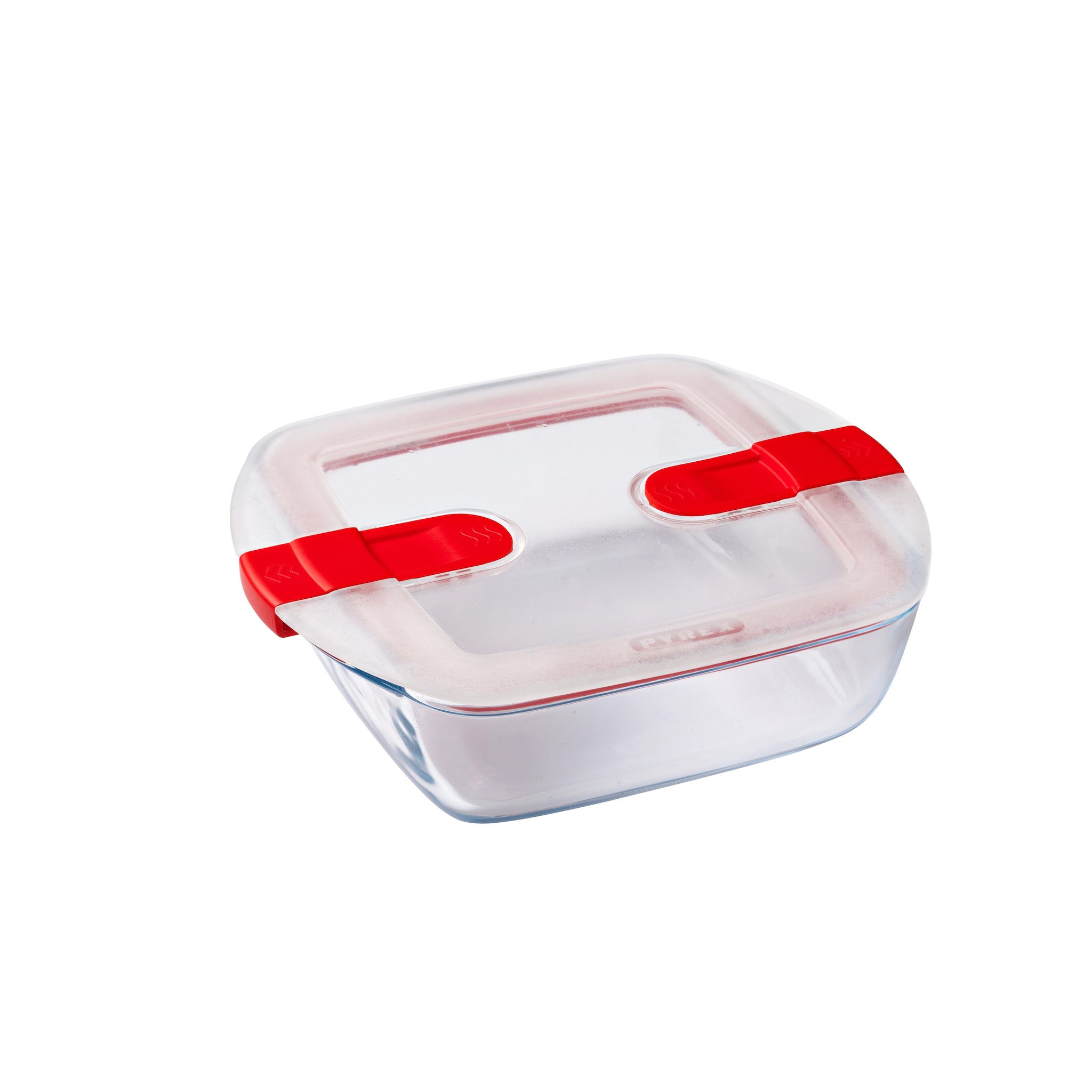 PYREX Plat carré couvercle plastique bout. vapeur 20 * 17 cm Pyrex Cook & Heat