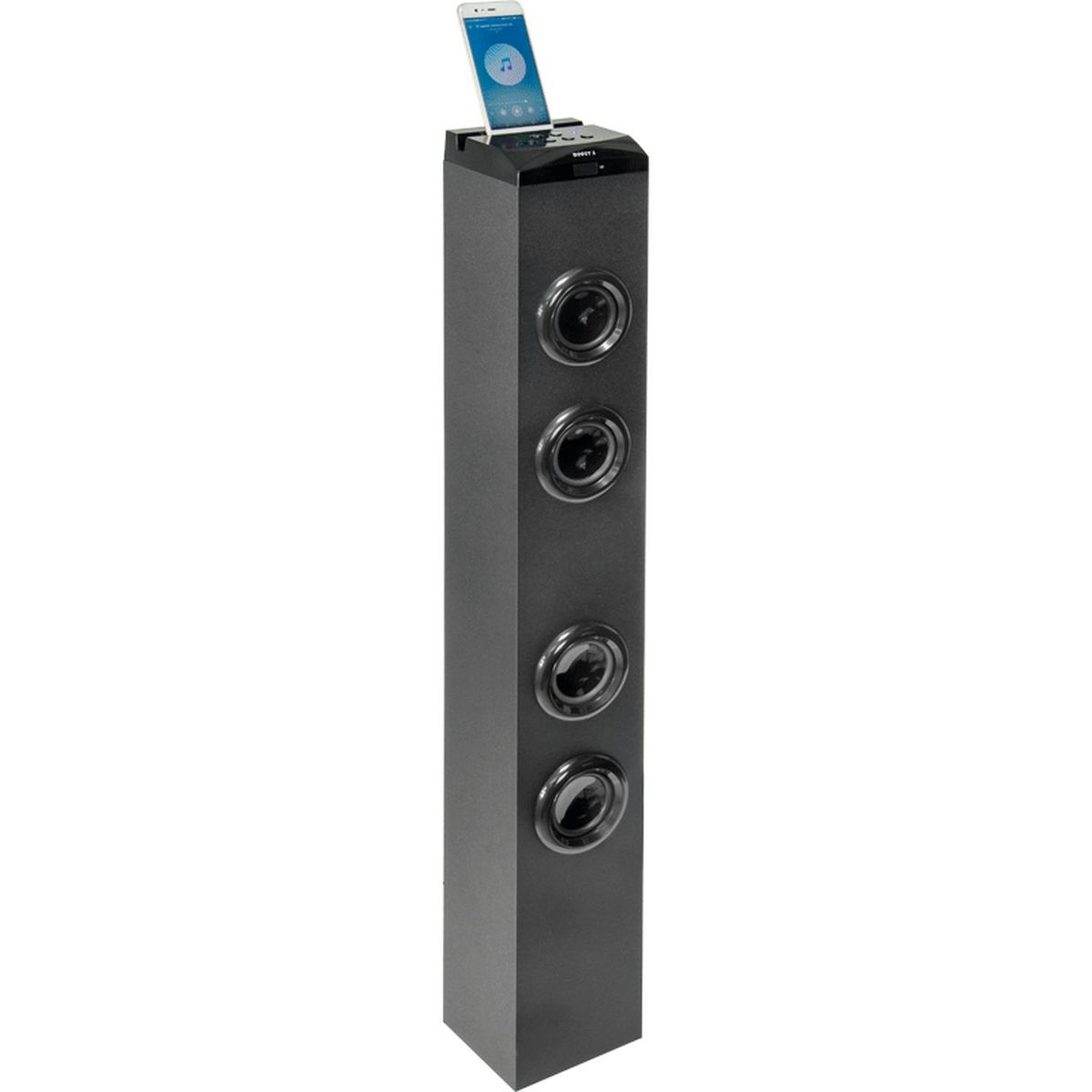 BOOST Tour de son - Bluetooth - USB - Noir - Boost-Tower 100