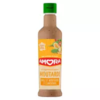 LESIEUR Sauce salade nature légère à la moutarde de Dijon 50cl pas cher 