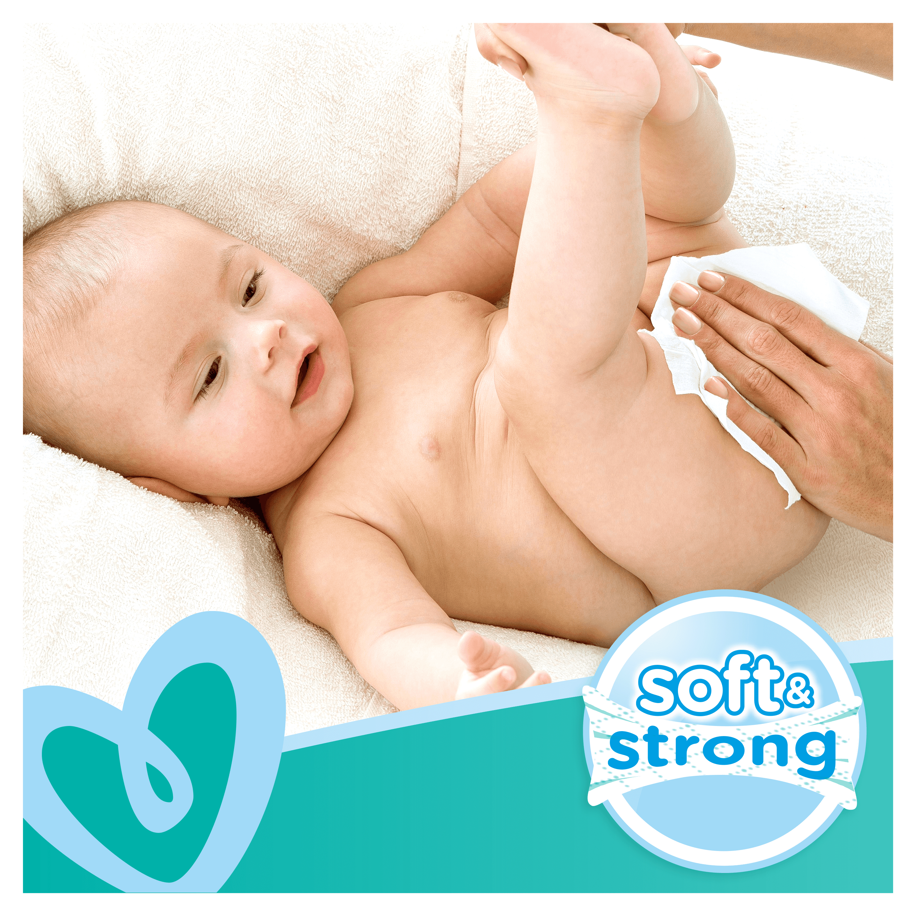 Voir la diapositive 8 : PAMPERS Fresh Clean lingettes nettoyantes pour bébé 4x52 lingettes