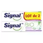SIGNAL Dentifrice bio protection naturelle  2x75ml