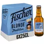 FISCHER Bière blonde tradition d'Alsace 6° 6x25cl