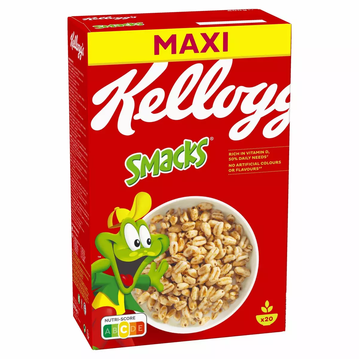 SMACKS Céréales grains de blé soufflés caramélisés format maxi 600g