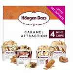 HAAGEN DAZS Mini pot crème glacée caramel collection 4 pièces 320g