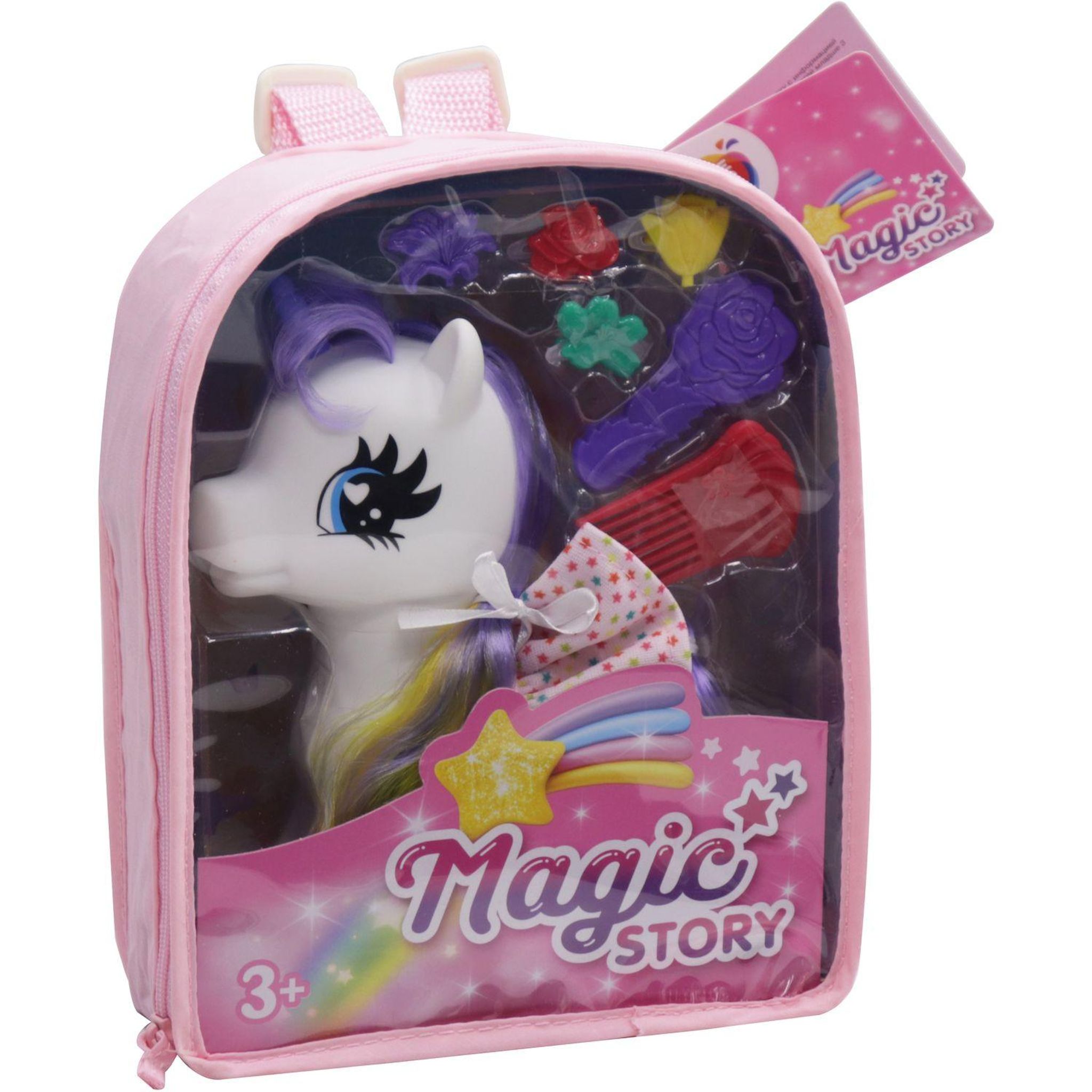 Voir la diapositive 5 : ONE TWO FUN Sac à Dos Licorne avec Accessoires