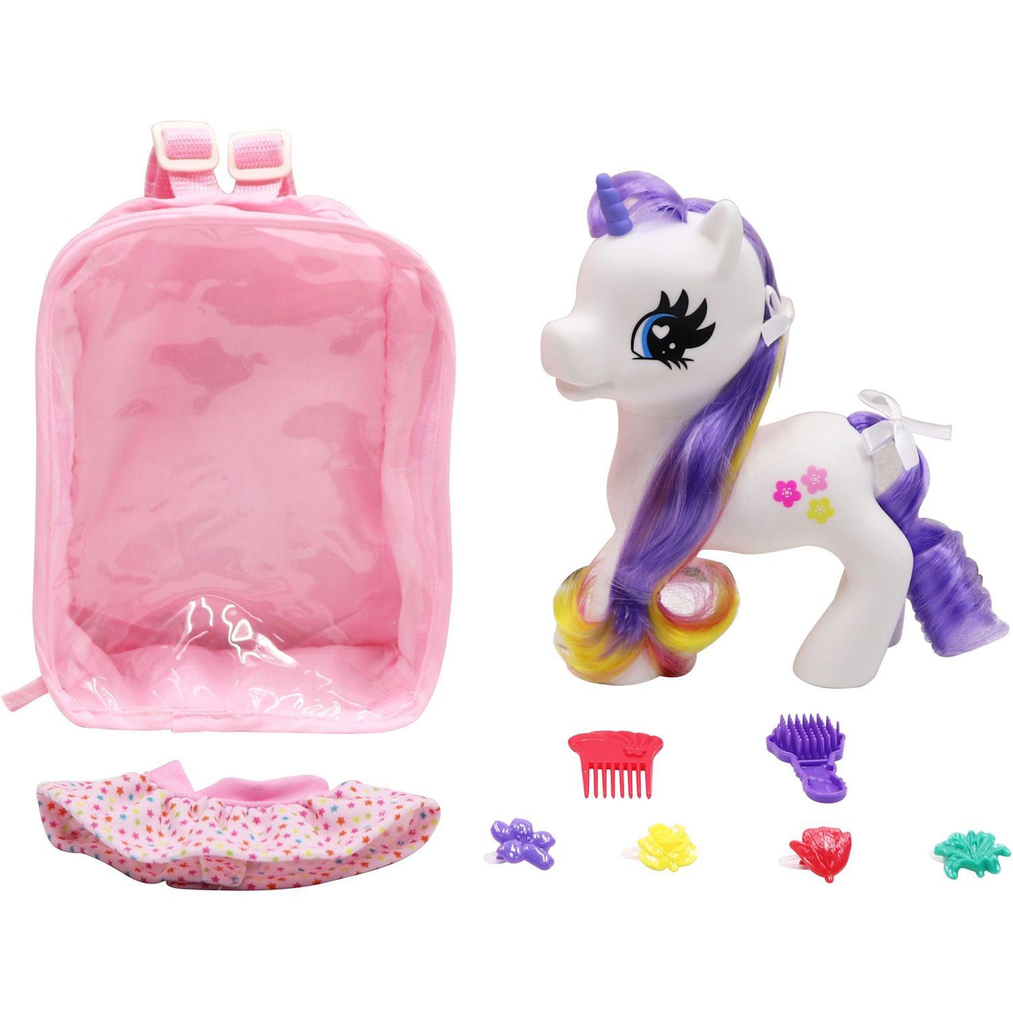 Voir la diapositive 6 : ONE TWO FUN Sac à Dos Licorne avec Accessoires