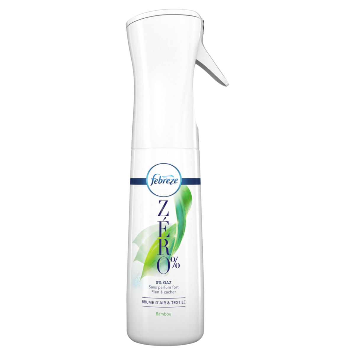 FEBREZE Zéro% brume désodorisante sans gaz air et textile parfum bambou 300ml