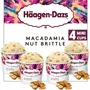 HAAGEN DAZS Mini pot crème glacée vanille macadamia  4 pièces 324g