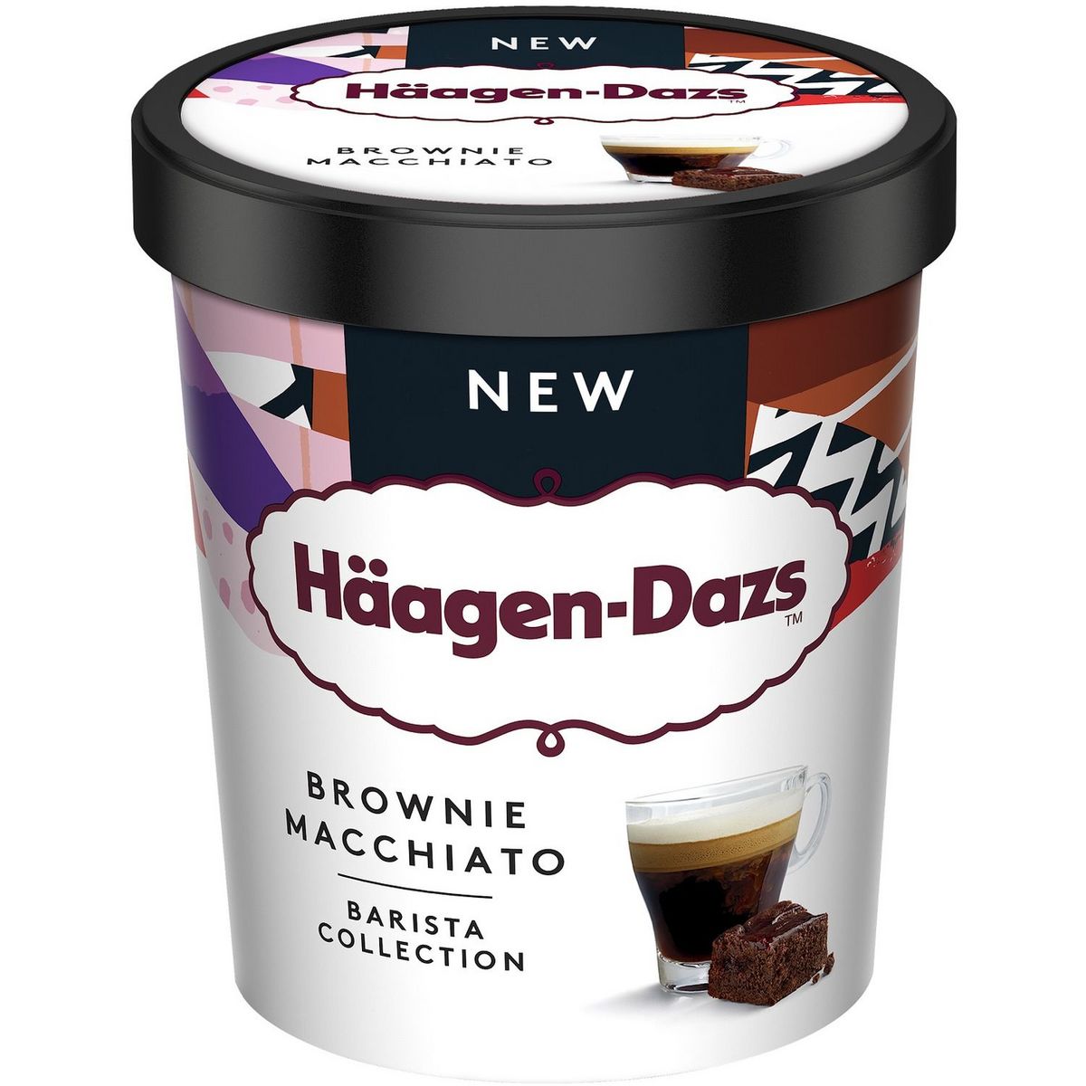 HAAGEN DAZS Pot de crème glacée brownie macchiato 377g