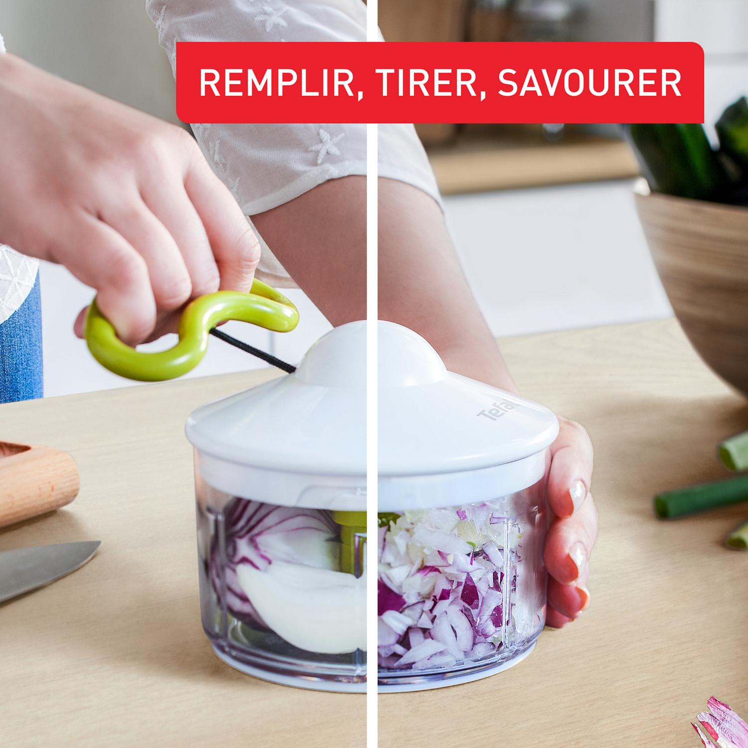 Voir la diapositive 2 : TEFAL Hachoir manuel 500 ml