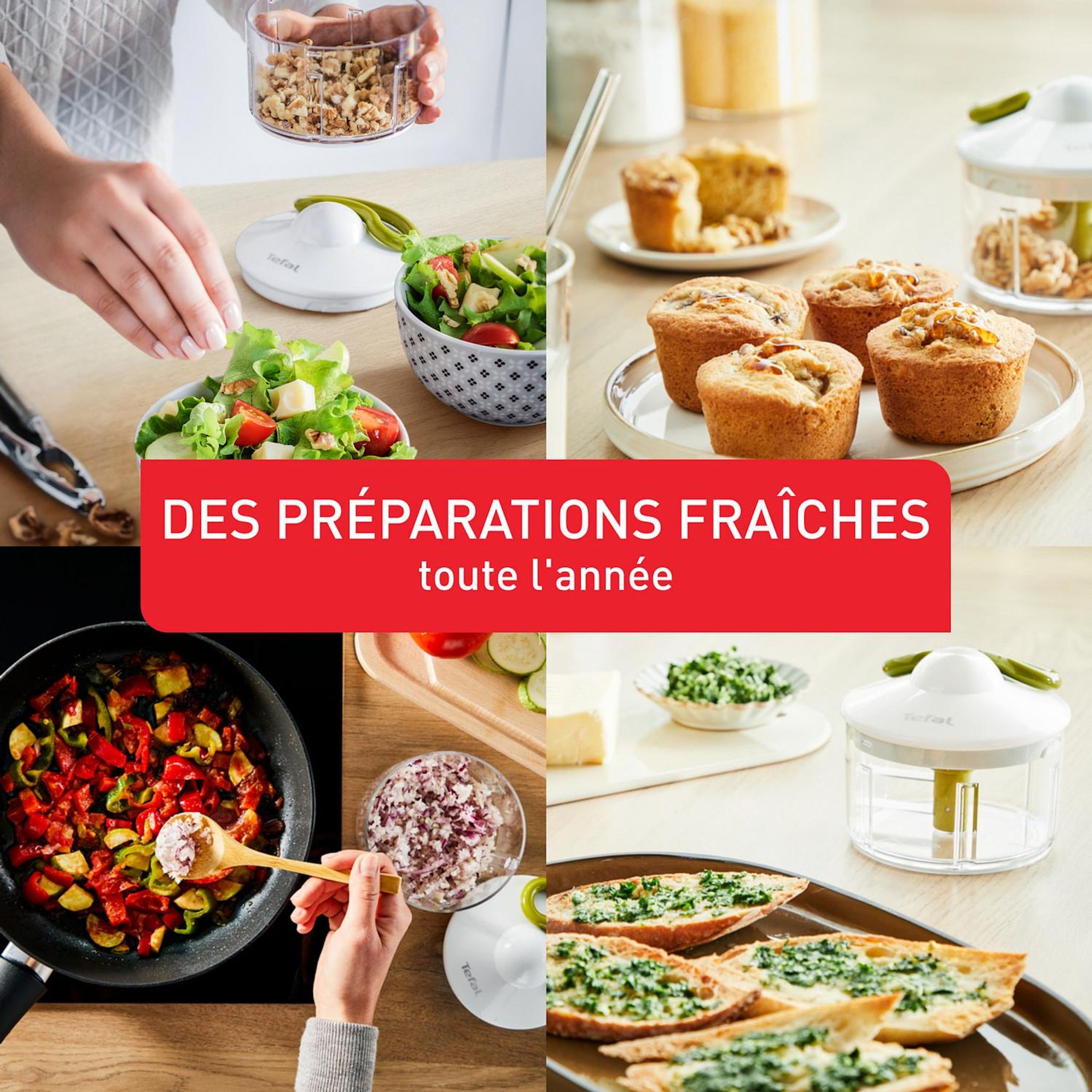 Voir la diapositive 4 : TEFAL Hachoir manuel 500 ml