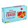 Voir la diapositive 2 : AUCHAN Tartelettes fraise sans gluten sachets individuels 6 tartelettes 130g