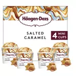 HAAGEN DAZS Mini pots crème glacée caramel beurre salé 4 pièces 324g
