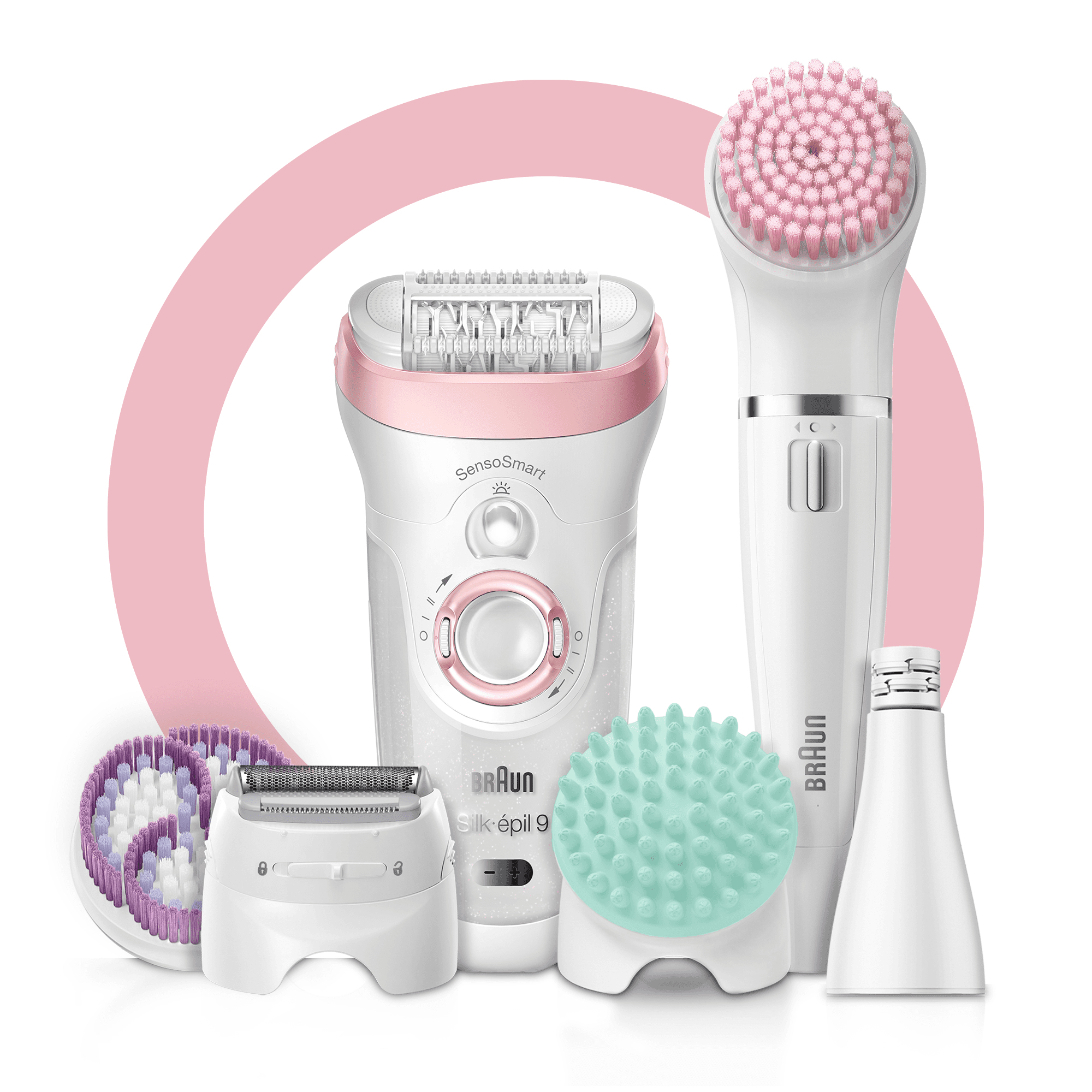 Voir la diapositive 2 : BRAUN Épilateur électrique - SE9985