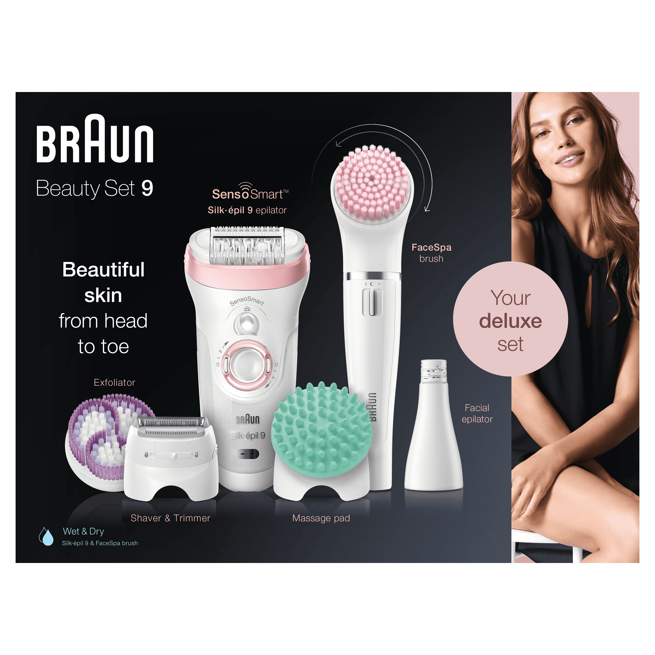 Voir la diapositive 3 : BRAUN Épilateur électrique - SE9985