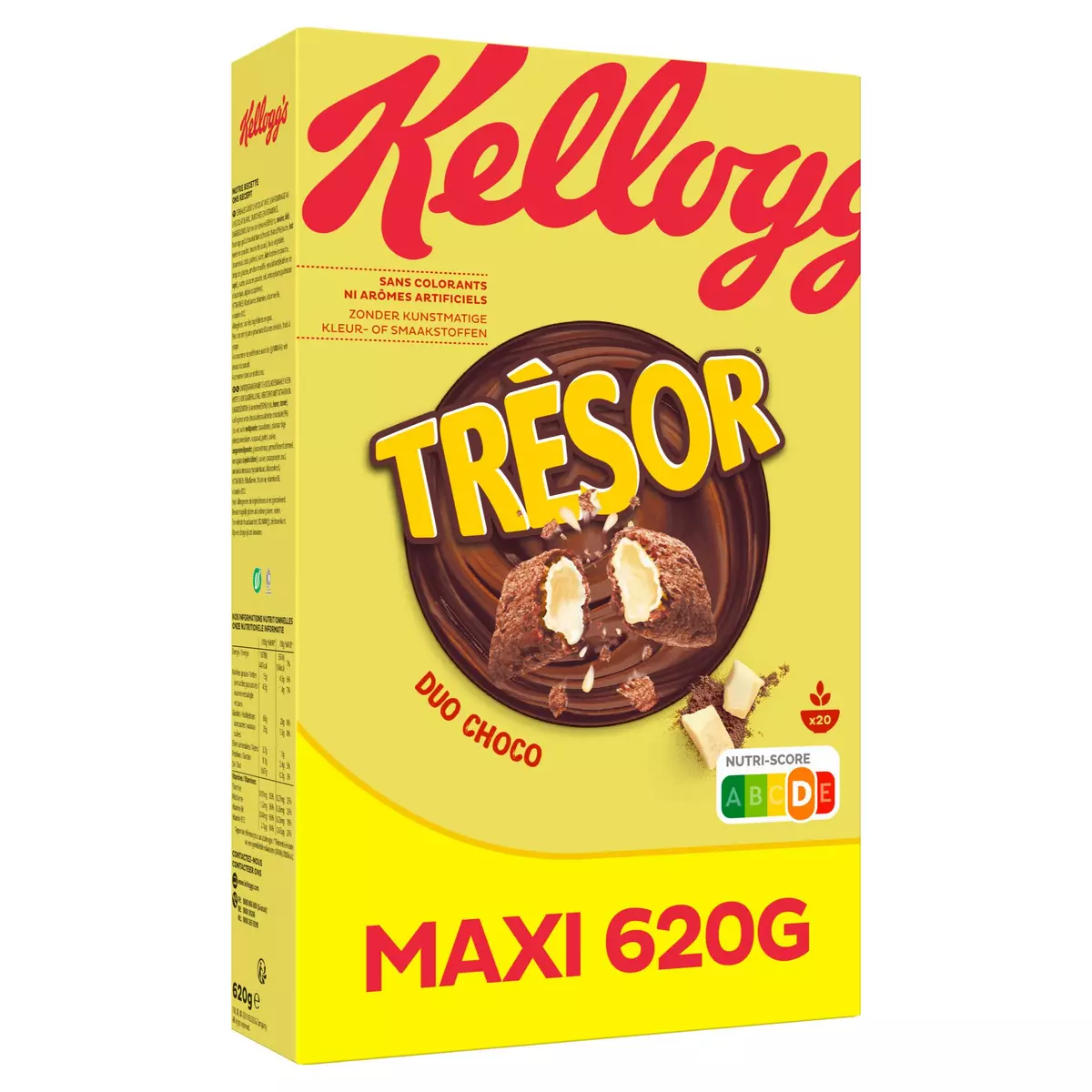 KELLOGG'S Trésor Céréales duo choco 620g