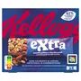 KELLOGG'S Extra Barres de céréales aux amandes grillées et chocolat au lait 4 barres 128g