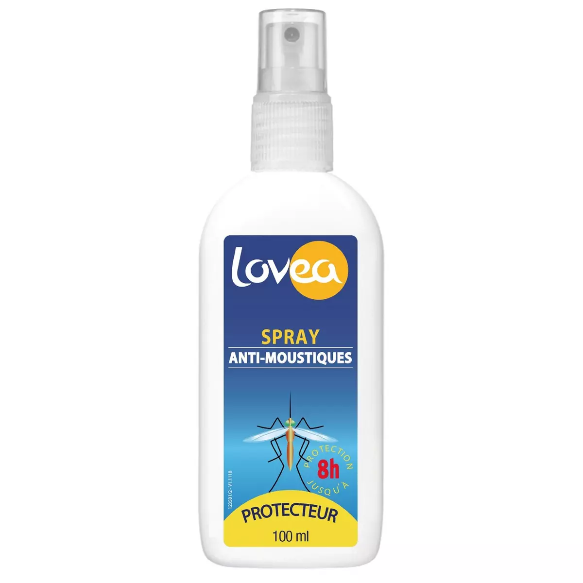 LOVEA Spray anti-moustiques protecteur 8h 100ml
