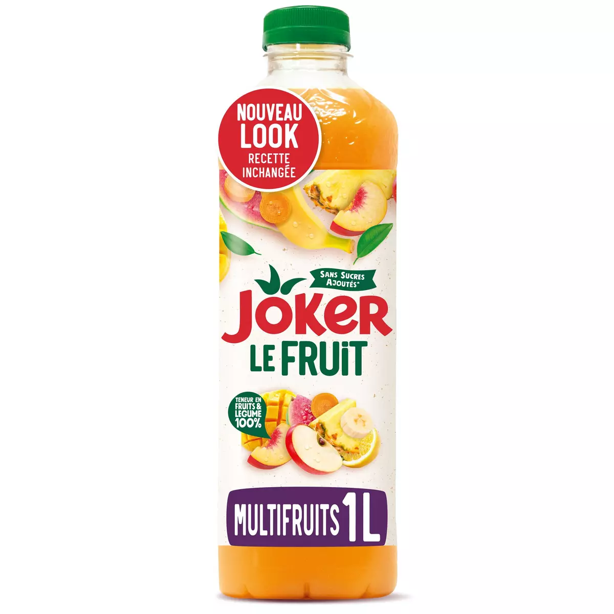 JOKER Jus multifruits Le Fruit sans sucres ajoutés 1l